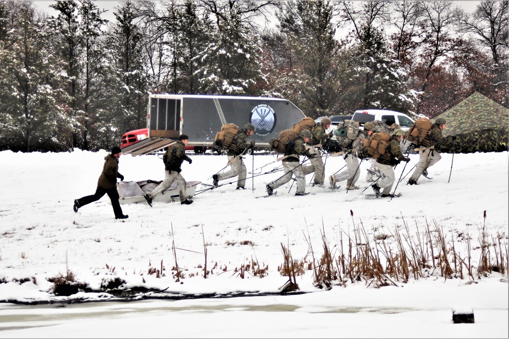 Cold-Weather Operations Course class 21-02 training operations at Fort McCoy