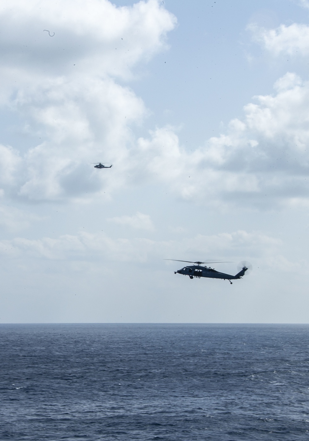 Snipers provide over-watch during VBSS mission