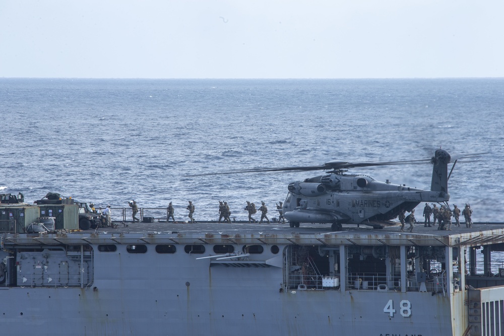 Snipers provide over-watch during VBSS mission