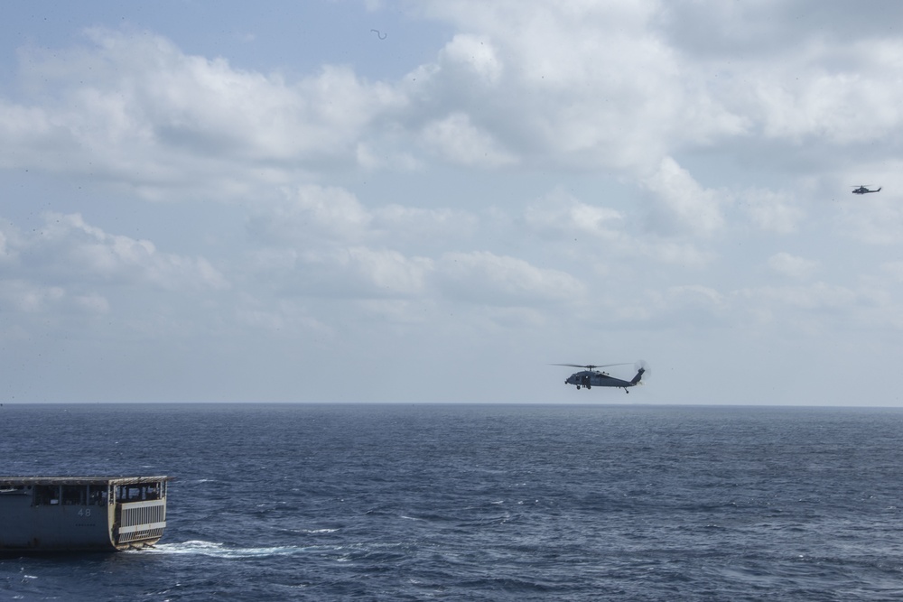 Snipers provide over-watch during VBSS mission