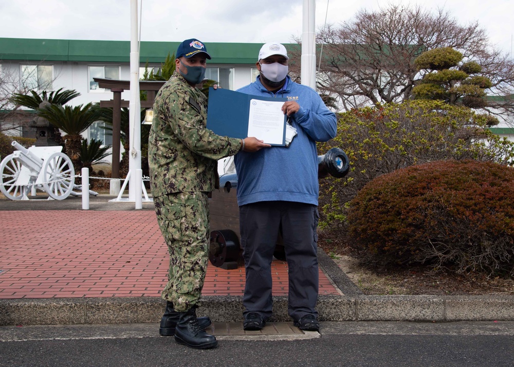 Safety Dept. Awards on CFAS