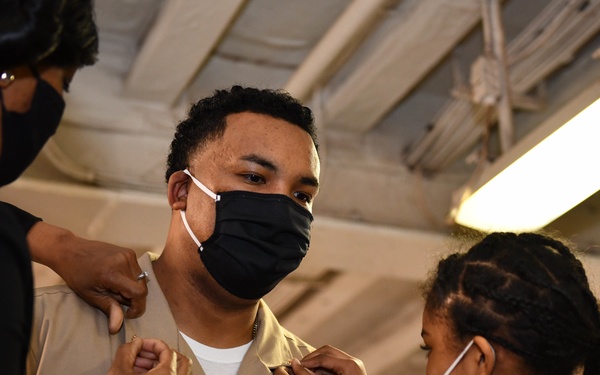 U.S. 7th Fleet and USS Blue Ridge CPO Pinning