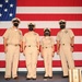 Chief Pinning Ceremony Jan. 29, 2021 on Diego Garcia