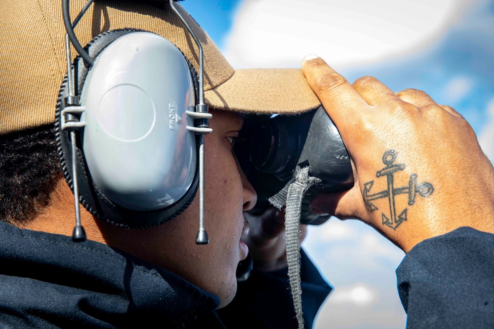 USS Porter Transits the Mediterranean Sea