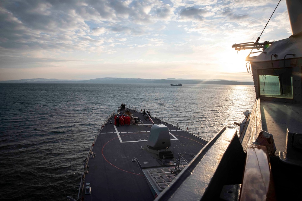 USS Porter Enters the Black Sea