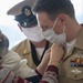 Chief Religious Program Specialist Jesse Kiepper, receives his anchors during USS Constitution’s Chief Petty Officer pinning ceremony