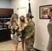 Col. Linda Craven, J3, Domestic Operations Officer gets pinned to the rank of colonel