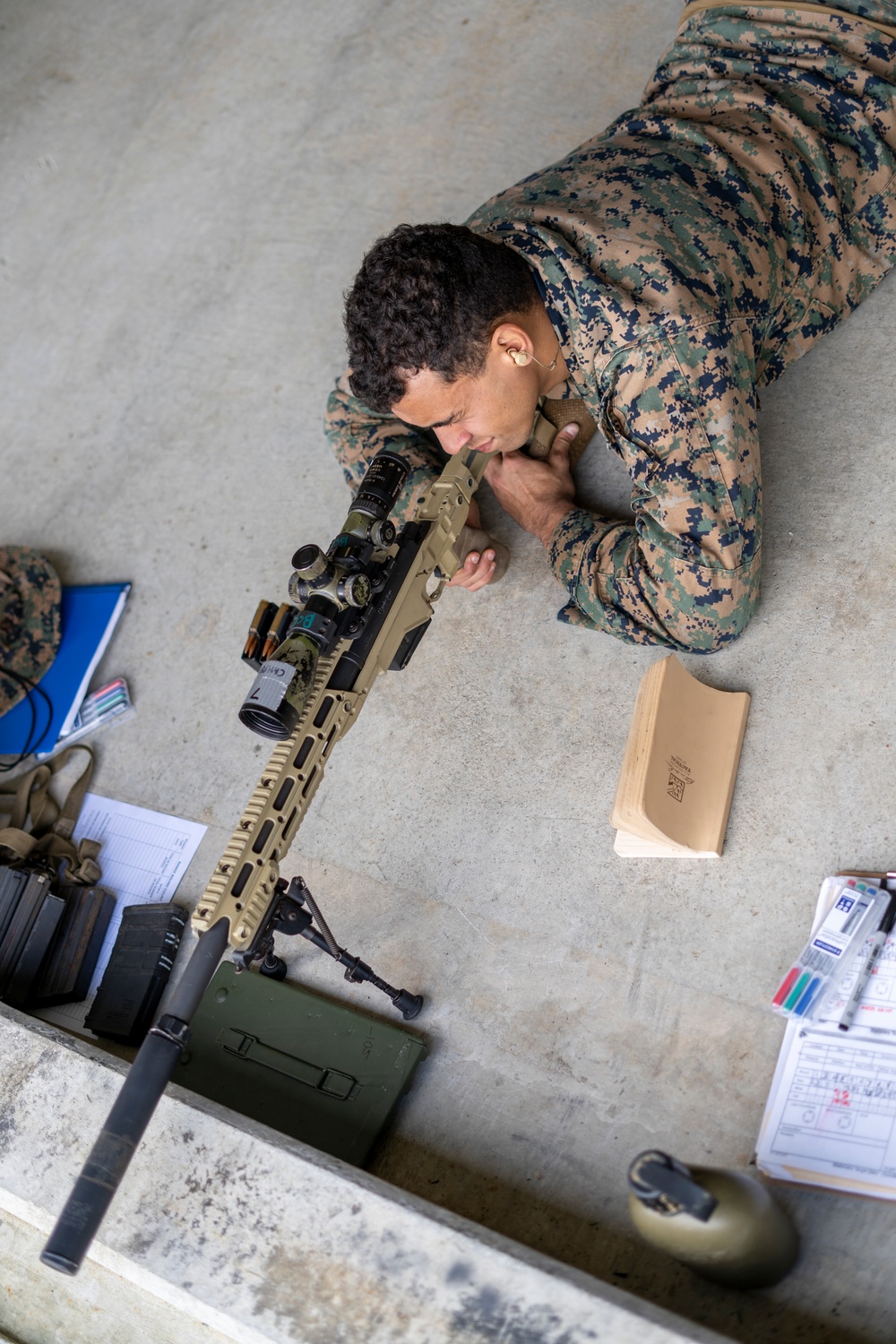 3d Marine Division Marines Conduct Pre-Sniper Course