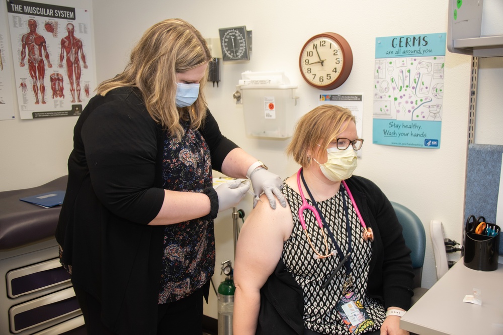 Personnel receive first COVID-19 vaccinations at Fort McCoy