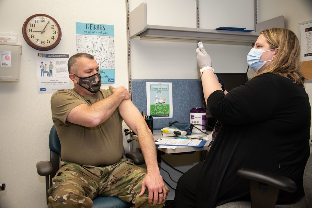 Personnel receive first COVID-19 vaccinations at Fort McCoy