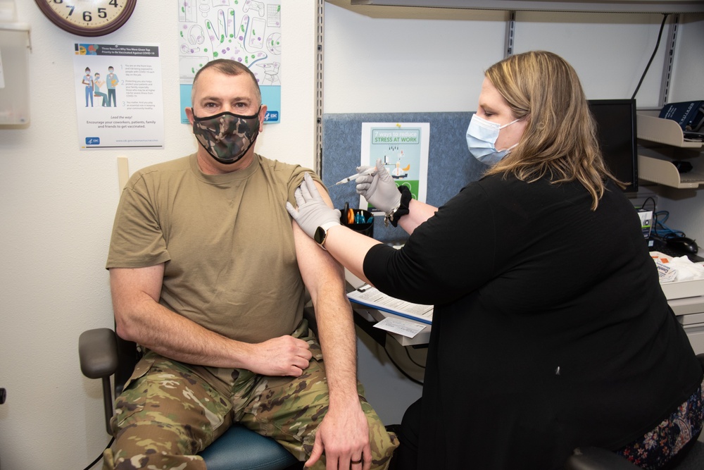 Personnel receive first COVID-19 vaccinations at Fort McCoy