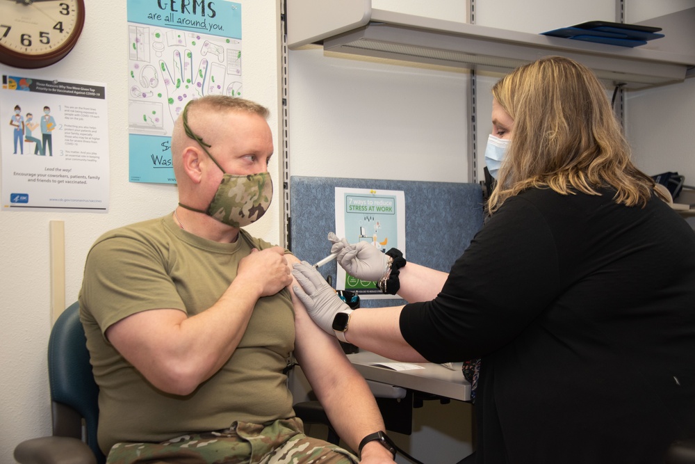 Personnel receive first COVID-19 vaccinations at Fort McCoy