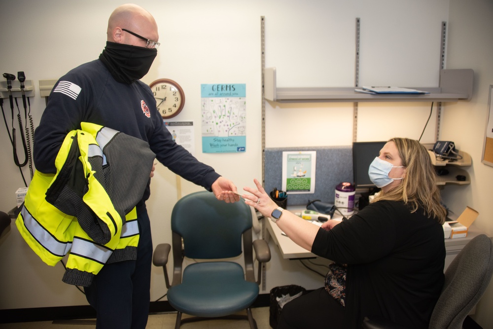 Personnel receive first COVID-19 vaccinations at Fort McCoy