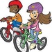 Bicycle, skateboard and roller skate safety on base
