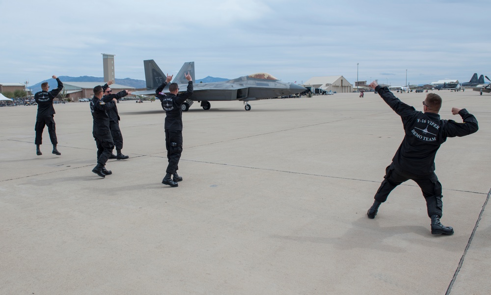 Viper Demo Team participates in Heritage Flight Training
