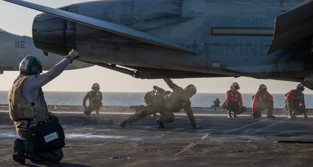 USS Nimitz Conduct Flight Operations