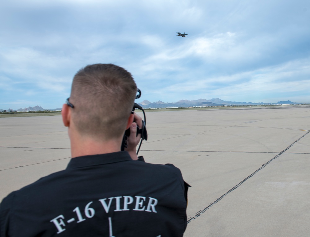 Viper Demo Team participates in Heritage Flight Training