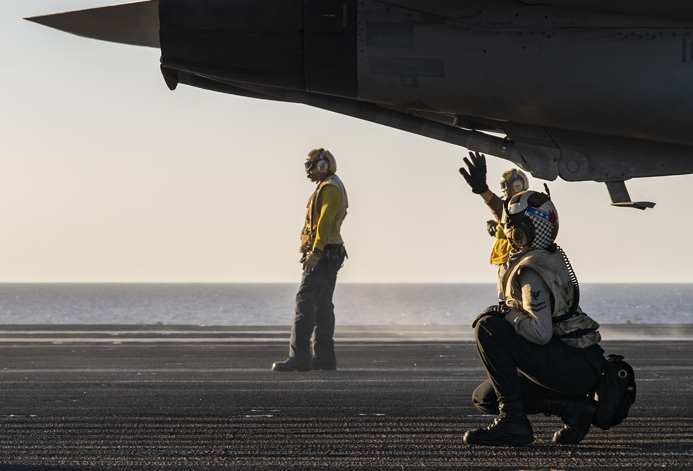 USS Nimitz Conduct Flight Operations