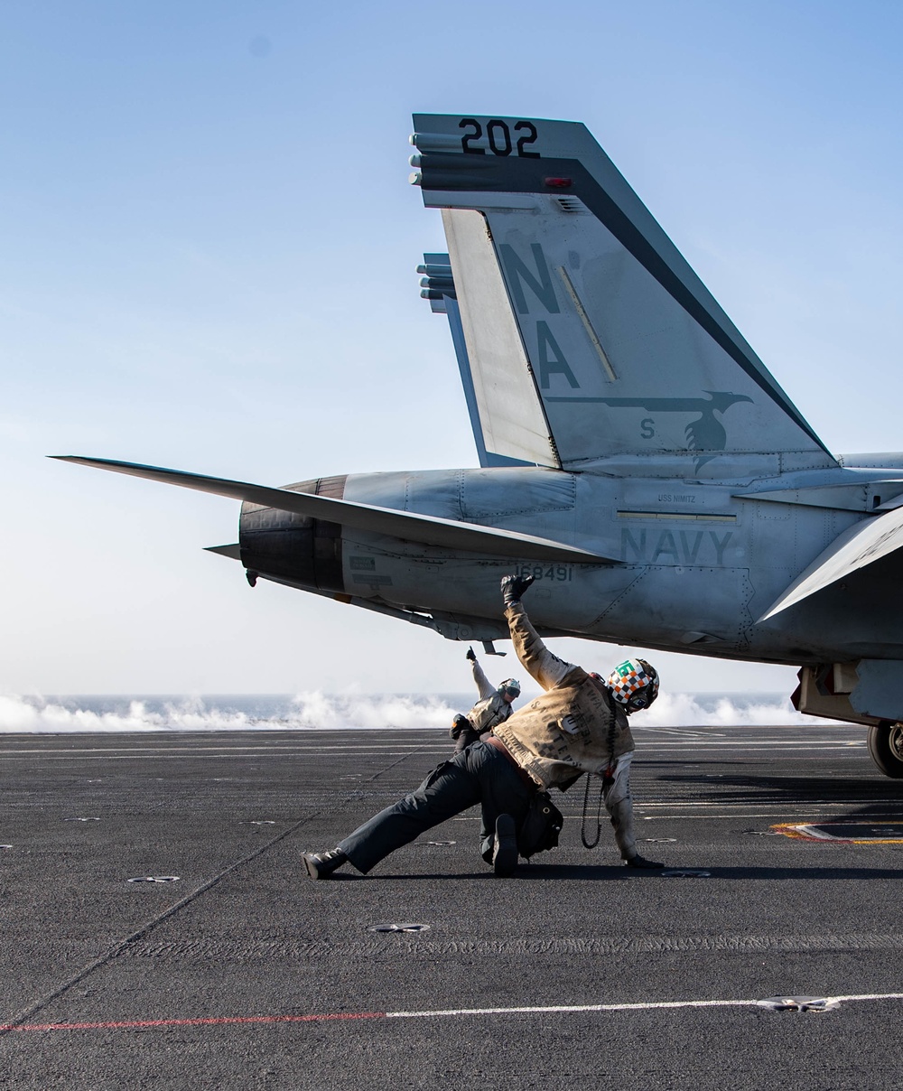 Nimitz conducts flight operations