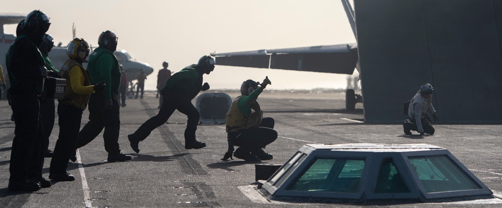 USS Nimitz Conduct Flight Operations