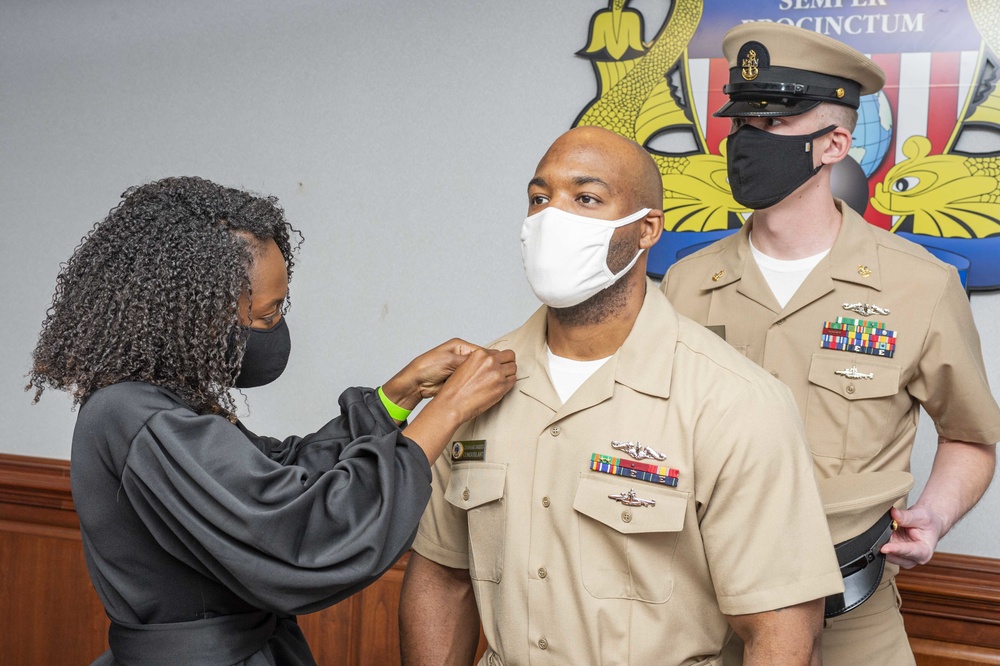 SUBLANT Holds Chief Pinning Ceremony