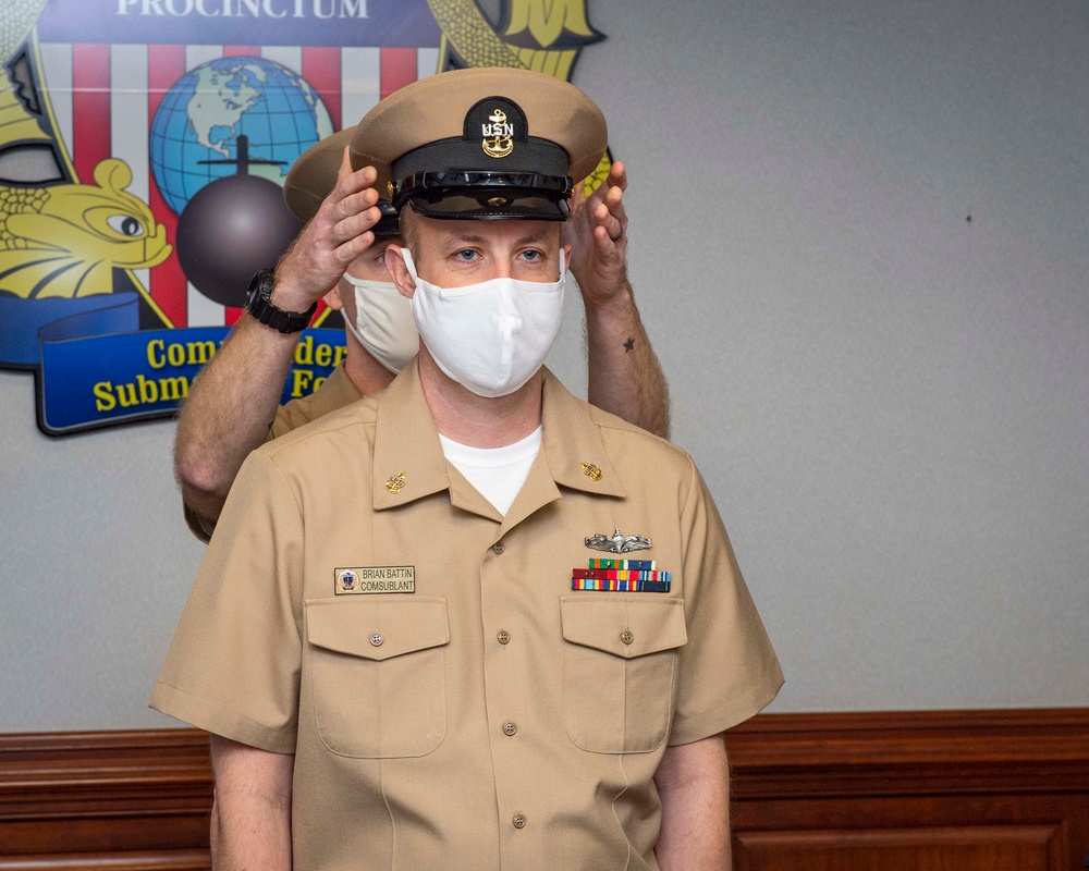 SUBLANT Holds Chief Pinning Ceremony