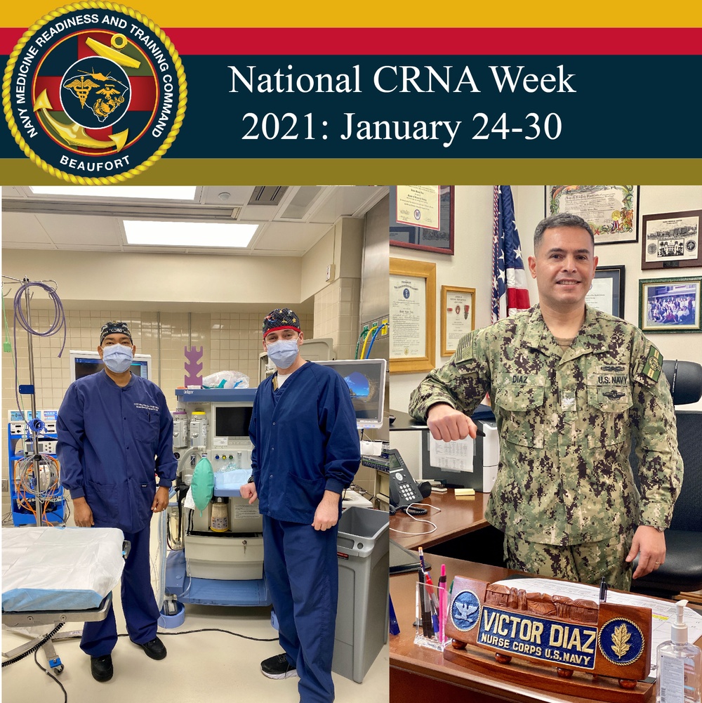 Naval Hospital Beaufort Celebrates National CRNA Week