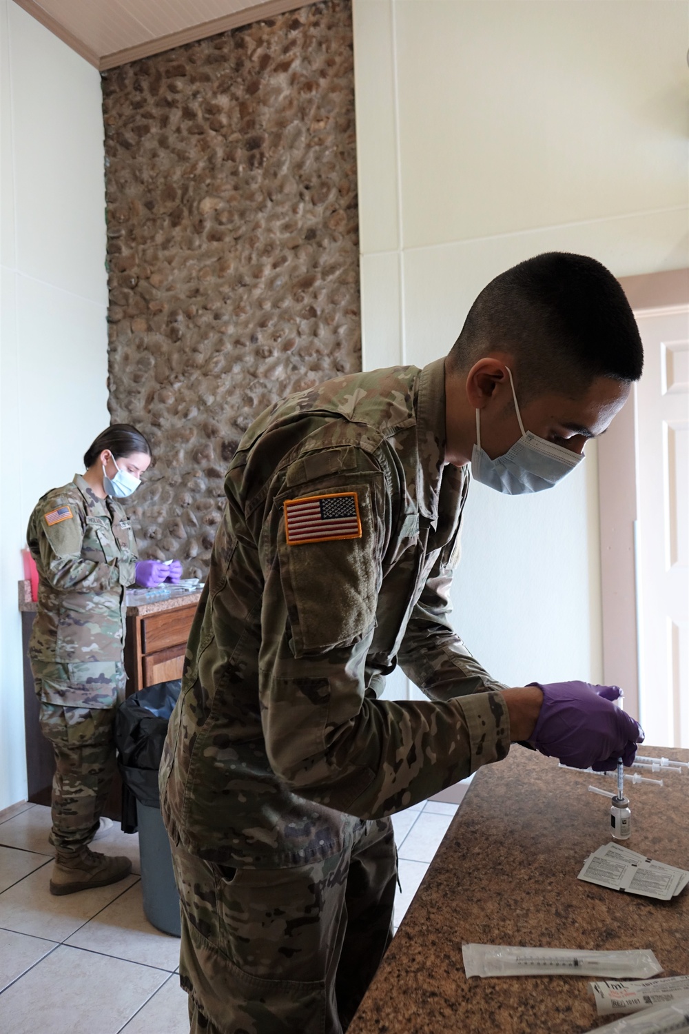 Texas Guardsmen support TDEM-led mobile vaccination program