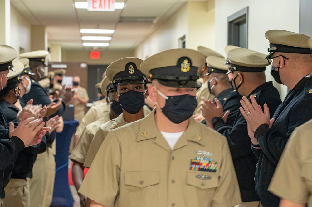 U.S. Second Fleet Chief Petty Officer Pinning Ceremony