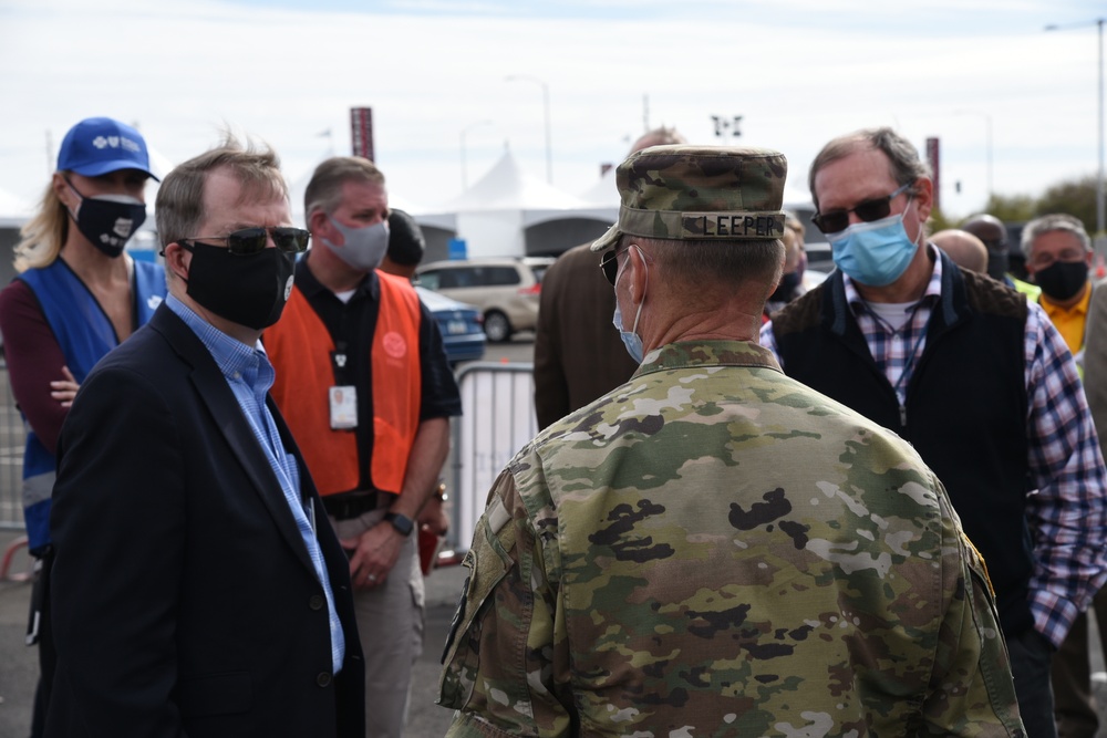Deputy Secretary of Defense visits AZ COVID-19 vaccination site