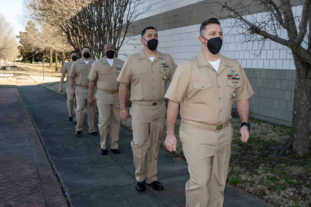 CNRC Promotes New Chief Petty Officers During Pandemic