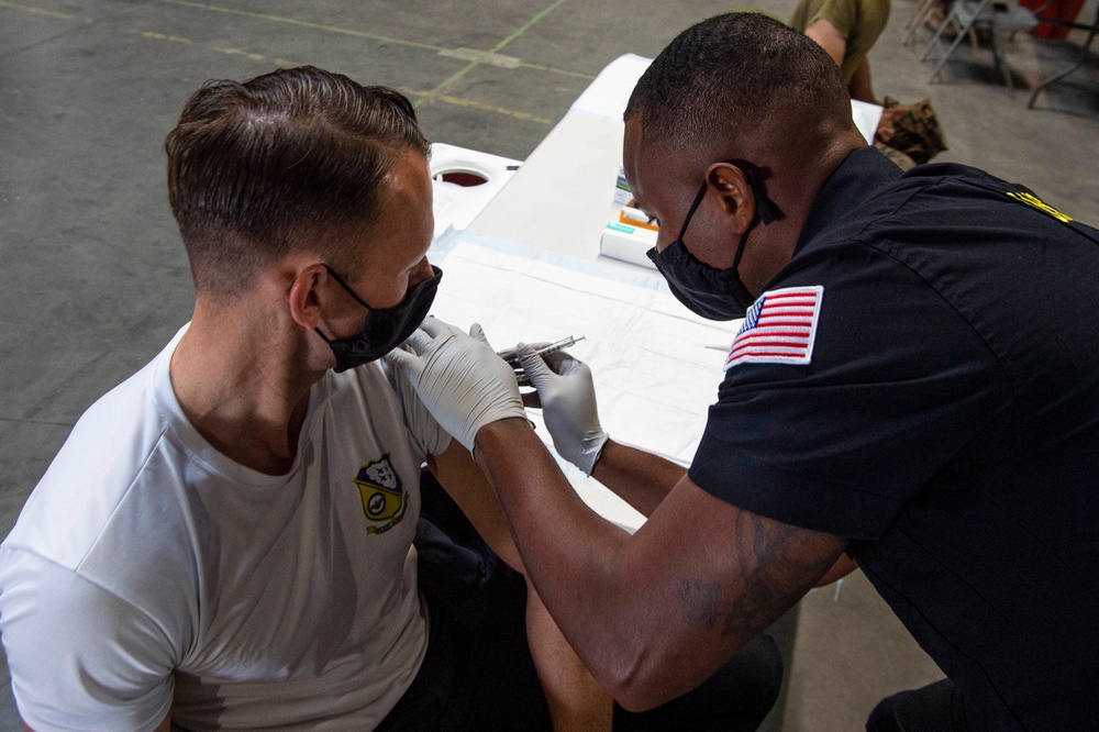 U.S. Navy Blue Angels Receive COVID-19 Vaccine