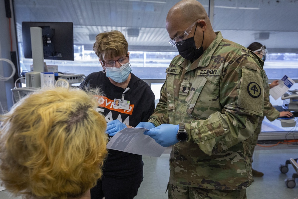 New Jersey Citizen-Soldiers support Bergen vaccine site