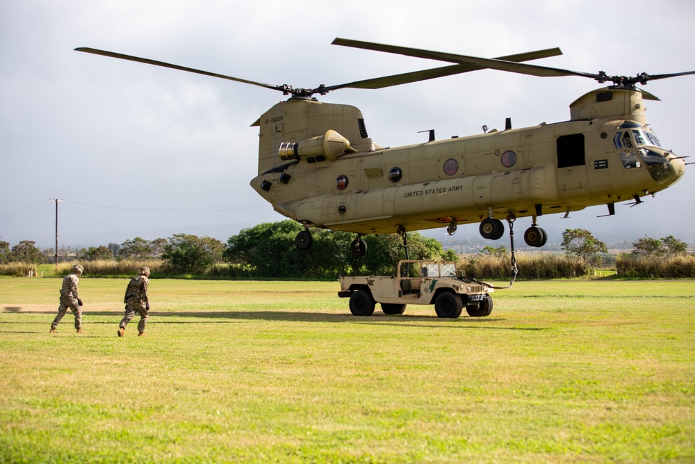 25th Division Sustainment Brigade: Sling Load Ops Training Day 4