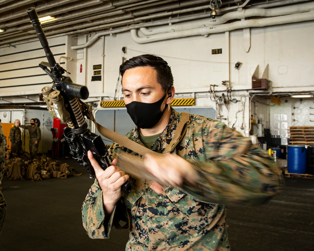 3/4 Marines practice their warfighting skills