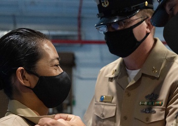 CPO Pinning Ceremony Held on Camp Covington