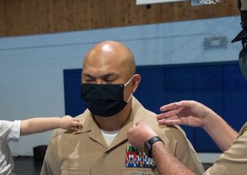 CPO Pinning Ceremony Held on Camp Covington