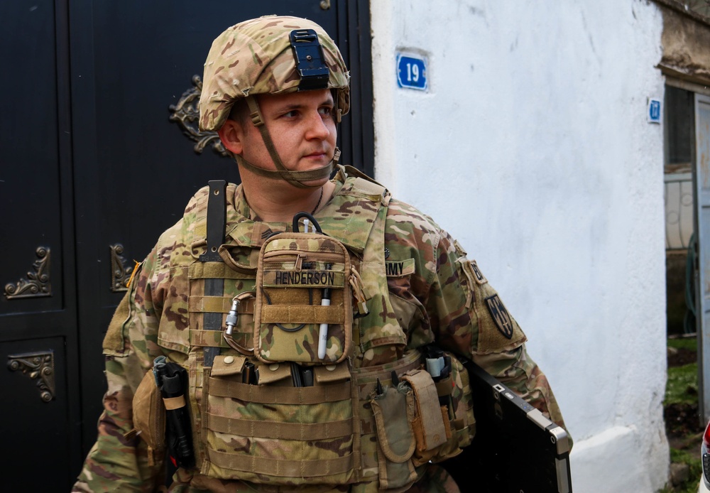 KFOR EOD Soldiers safely remove unexploded ordnance