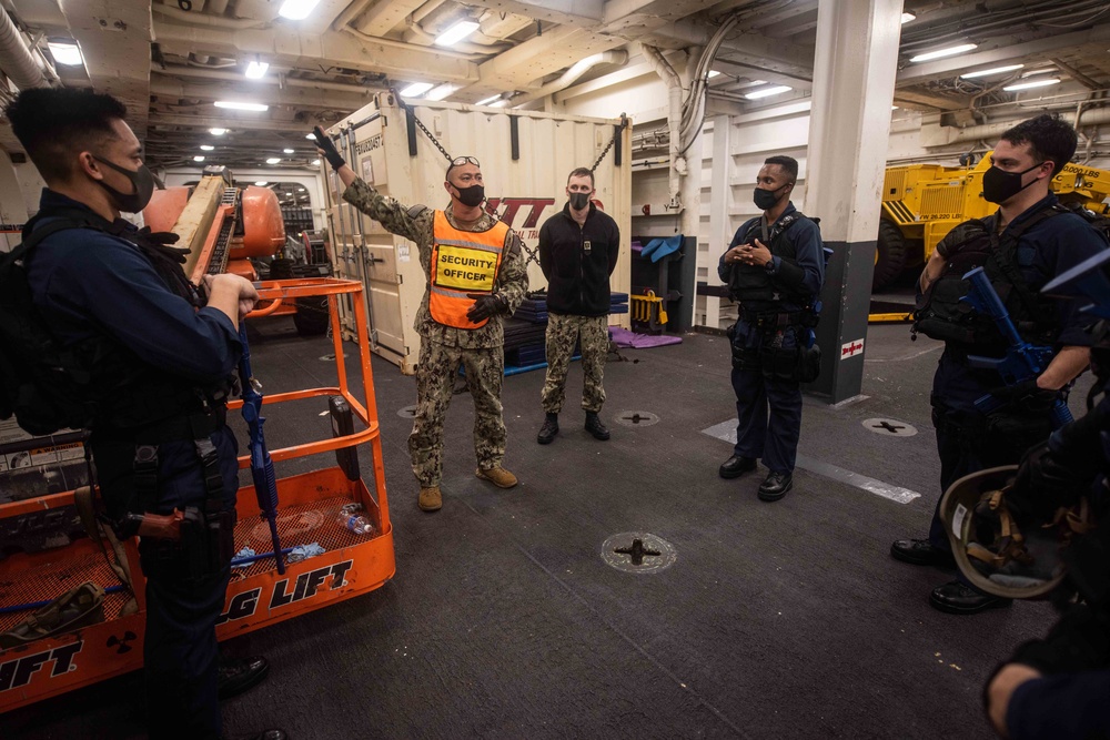 USS New Orleans VBSS Training