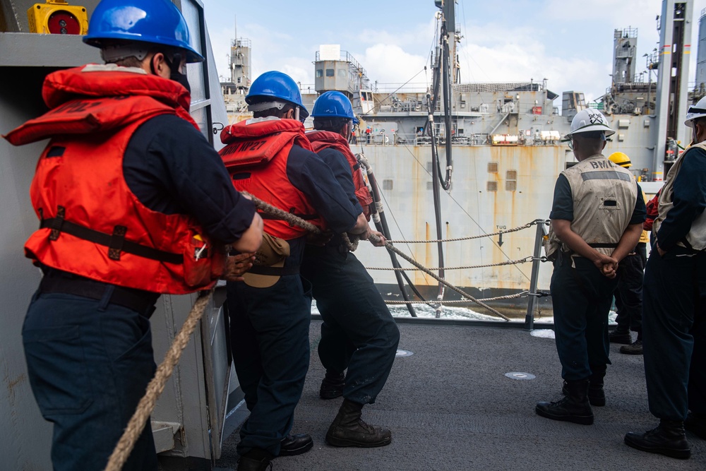 DVIDS - Images - USS New Orleans Replenishment-at-Sea with USNS Alan ...