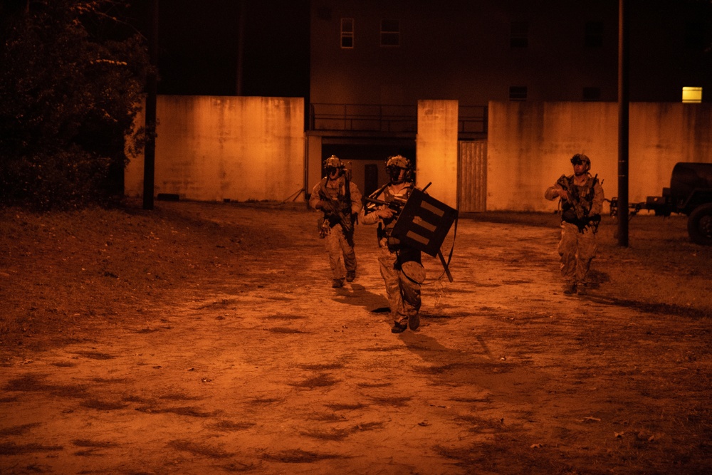 Marines with Golf Co., 2MRB support Golf Co., 2MRSB during TRXII