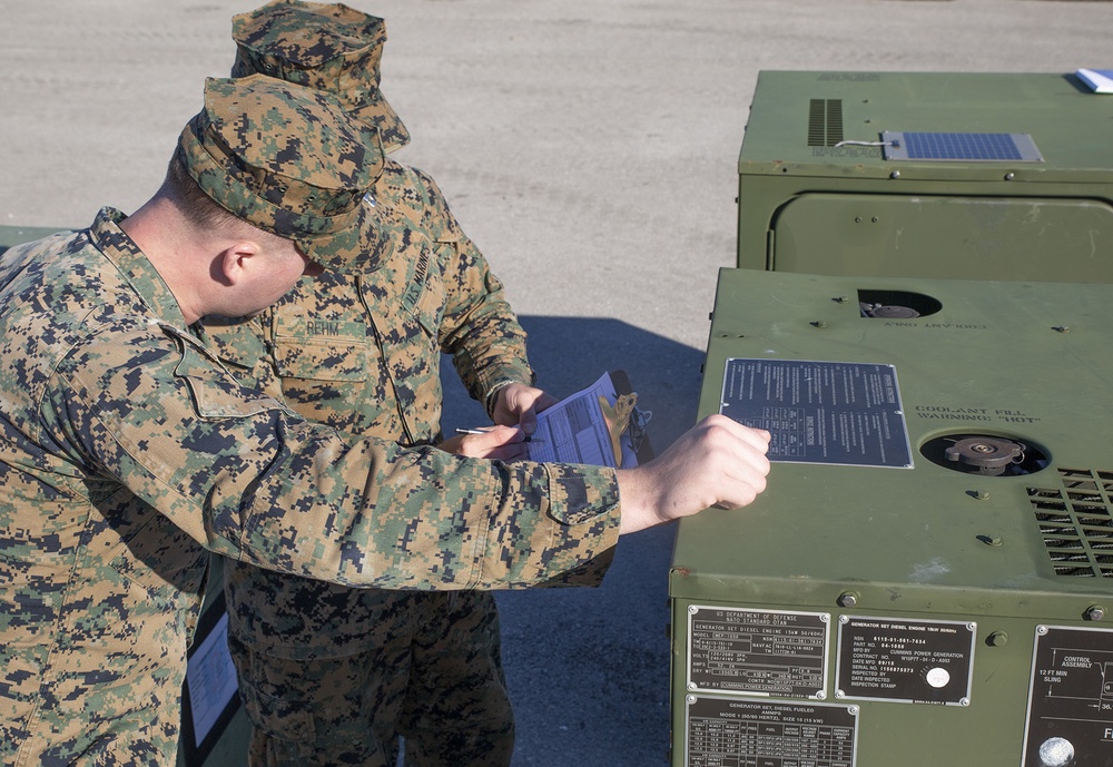 Marines with Golf Co., 2MRSB, participate in TRXII