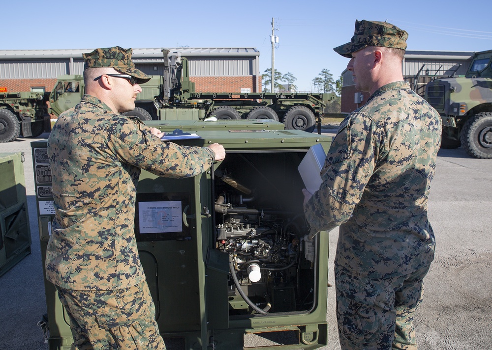 Marines with Golf Co., 2MRSB, participate in TRXII