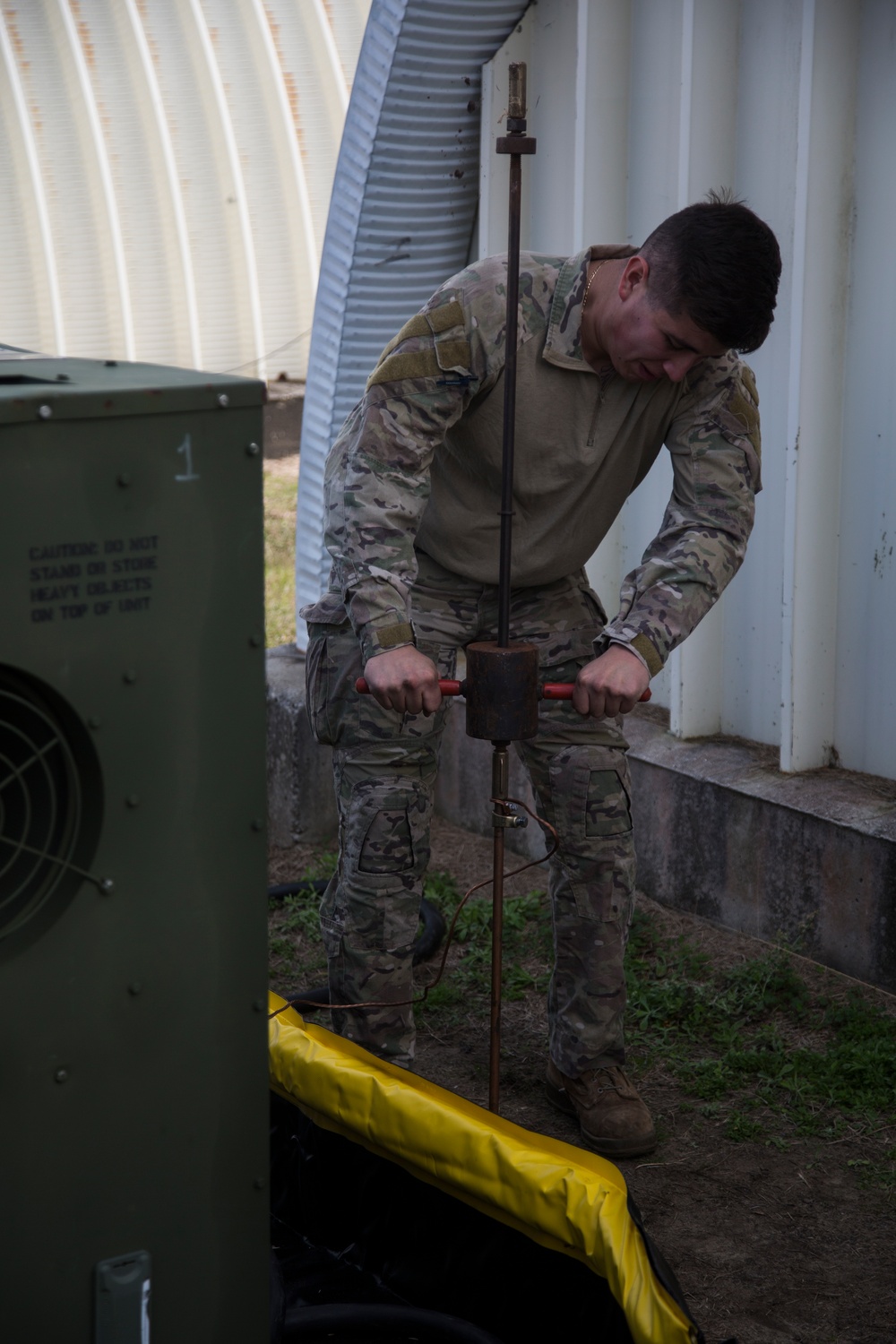 Marines with Golf Co., 2MRSB, participate in TRXII