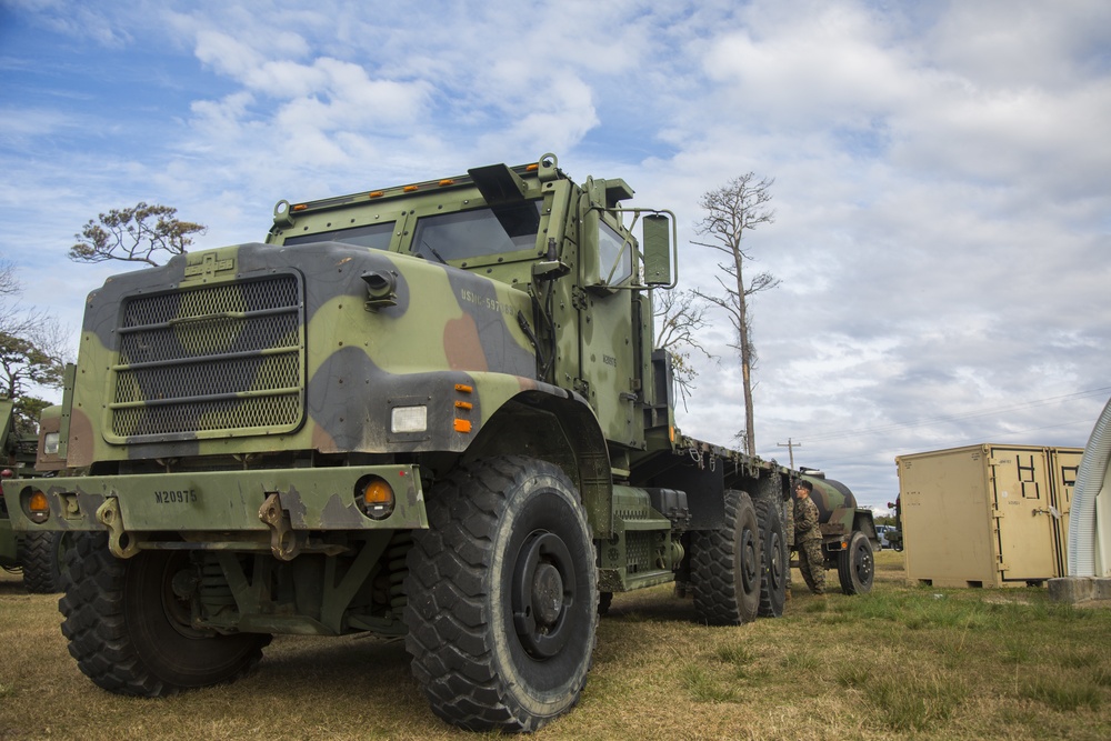 Marines with Golf Co., 2MRSB, participate in TRXII