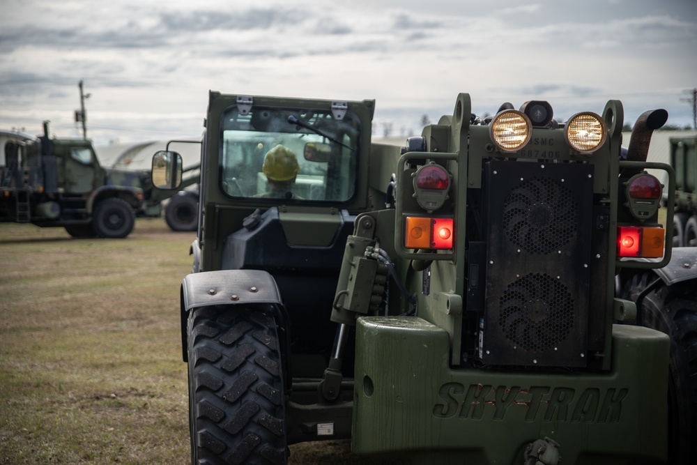 Marines with Golf Co., 2MRSB, participate in TRXII