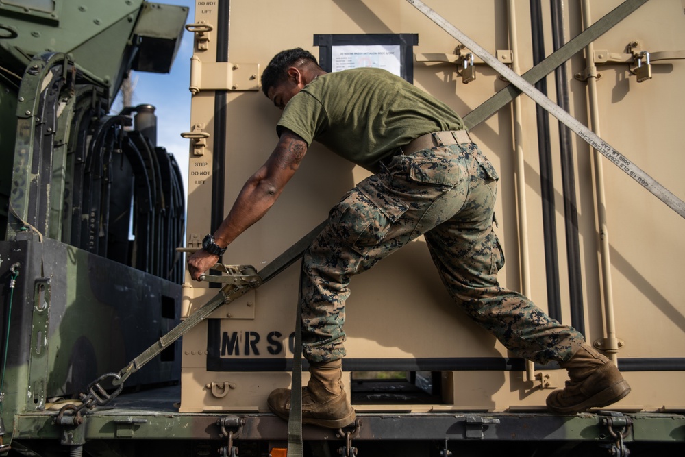 Marines with Golf Co., 2MRSB, participate in TRXII