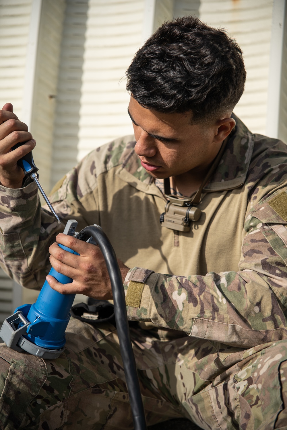 Marines with Golf Co., 2MRSB, participate in TRXII