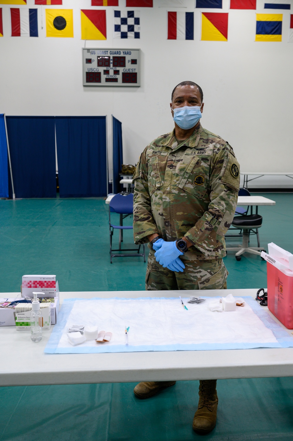 MDNG Supports Coast Guard Yard with COVID-19 Vaccinations