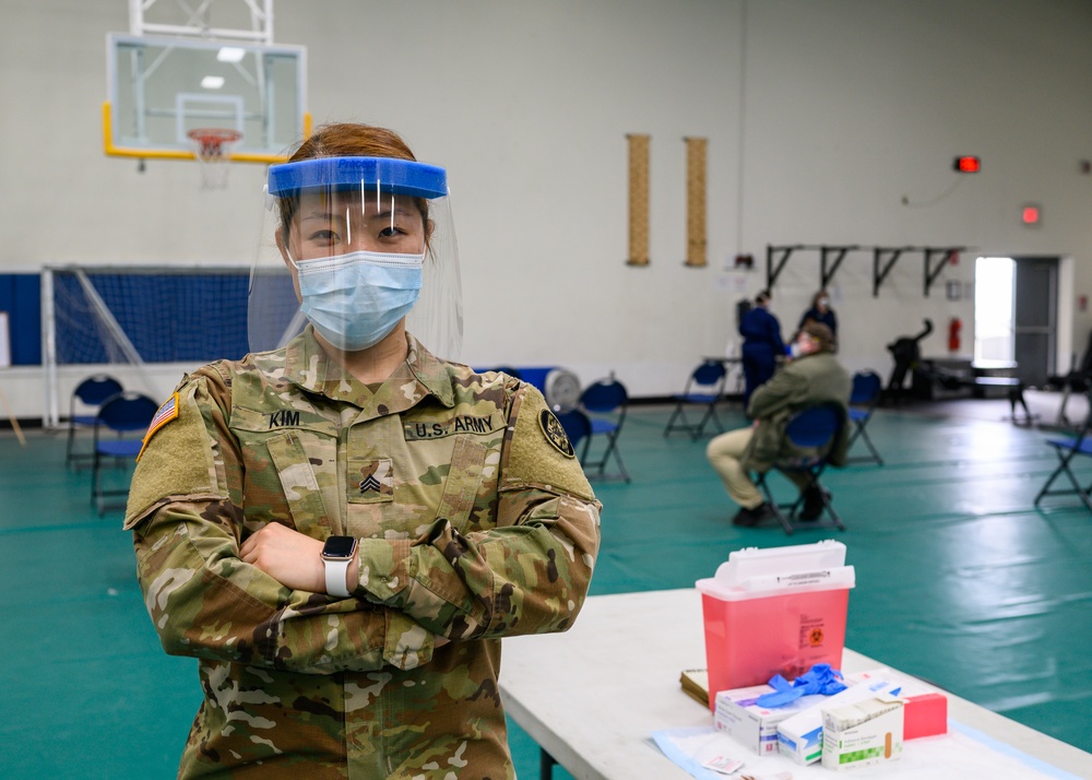 MDNG Supports Coast Guard Yard with COVID-19 Vaccinations